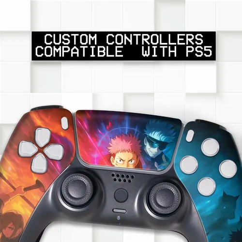 Vista 317 de Battman Custom PS-5 Controller Wireless compatible with Play-Station 5 Console by BCB Controllers Proudly Customized in USA with Permanent