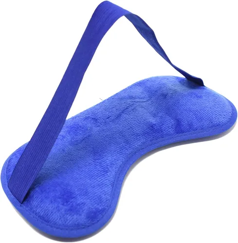 Vista 5 de Eye See Máscara de ojos de gel de felpa para ojos hinchados, azul – Máscara de ojos fríos para tratar ojeras, senos paranasales, ojos secos