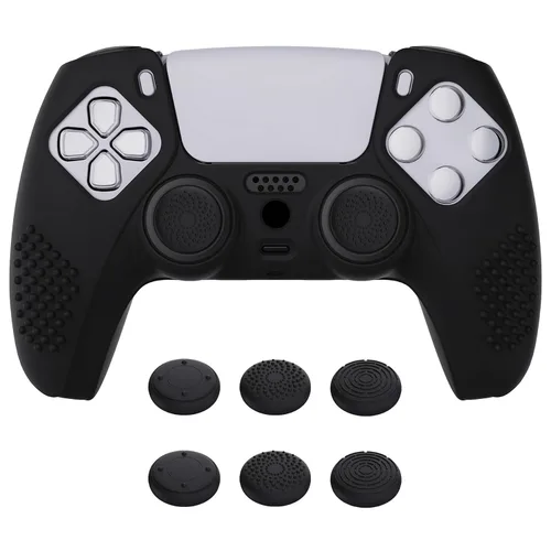 Vista 20 de eXtremeRate PlayVital Aqua Green 3D Studded Edition Anti-Slip Silicone Cover Skin for ps5 Controller, Soft Rubber Case for PS5 Wireless Controller