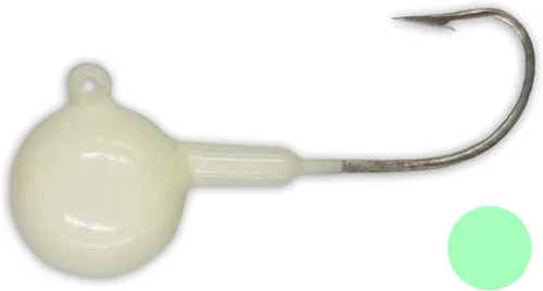 Vista 5 de Big Nasty Tackle™ Super Glow Jaw Breaker Jig 2 1/4 oz (1 paquete)