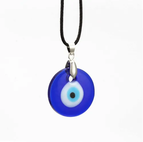 Vista 6 de Hmooy Collar de mal de ojo, collar de tercer ojo, collar de amuleto de mal de ojo, collar turco de la suerte, collar con dije de mal de ojo, collar