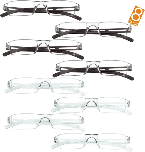 Vista 19 de LifeArt Lentes de bloqueo de luz azul, antifatiga ocular, anteojos de lectura para computadora, anteojos de juegos, gafas de TV para mujeres