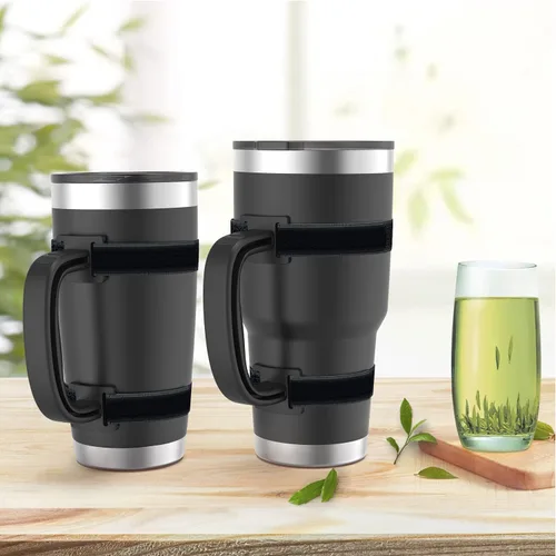 Vista 5 de Mango de vaso de 20 onzas, 30 onzas, 40 onzas, ajuste ajustable para YETI, RTIC, Ozark Trail, taza de viaje, SIC, Rambler y vasos de todas