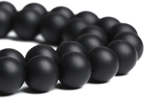 Vista 24 de 4MM 86 piezas Cuentas sueltas de piedra natural de amazonita calcedonia para hacer joyería DIY Pulsera Collar 1 hebra