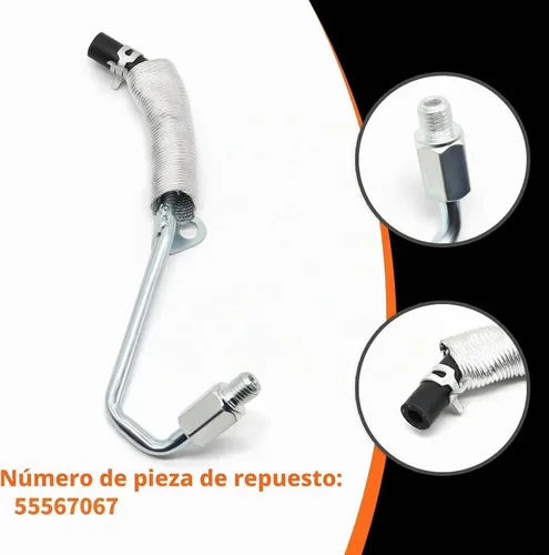 Vista 6 de Kit de tubería de alimentación de aceite turbocompresor y tubo