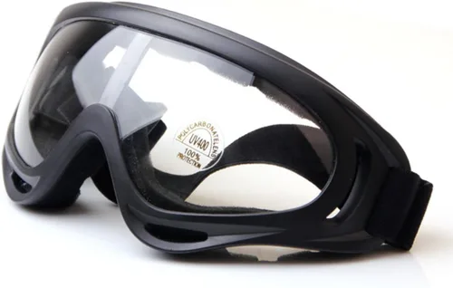 Vista 3 de Haifly Gafas protectoras para gafas de seguridad, esquí, snowboard, bicicleta, ciclismo, motocicleta, color negro