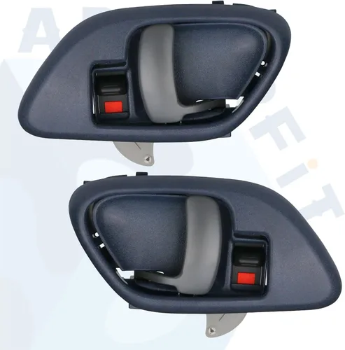 Vista 3 de APPERFiT Manija de puerta interior con kit de bisel (azul) Compatible con 1995-2002 Chevy Chevrolet GMC Truck C1500 C2500 C3500 K1500 K2500 K3500