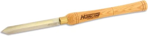 Vista 2 de Hurricane Turning Tools, HTT-113, acero de alta velocidad, 3/4" (x3/16") herramienta de separación de diamante para torneado de madera