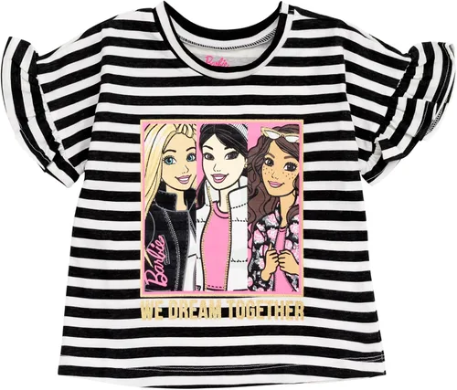 Vista 4 de Barbie Camiseta y tutú de malla para niñas pequeñas a grandes