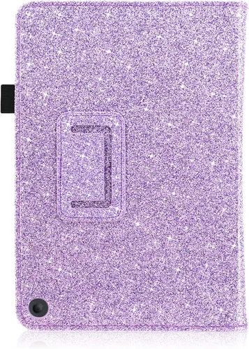 Vista 8 de ACdream Funda para tablet Fire HD 8 y 8 Plus de 10ª generación 2021, funda delgada de piel sintética, con soporte plegable, encendido y apagado