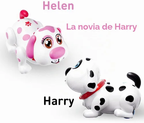 Vista 3 de Perro electrónico Harry responde al tacto con divertidos movimientos de cachorro, búsqueda, canciones y sonidos de perros.