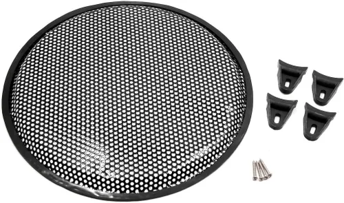 Vista 7 de uxcell 6.5 "altavoz de audio de coche malla subwoofer subwoofer parrilla protector de polvo