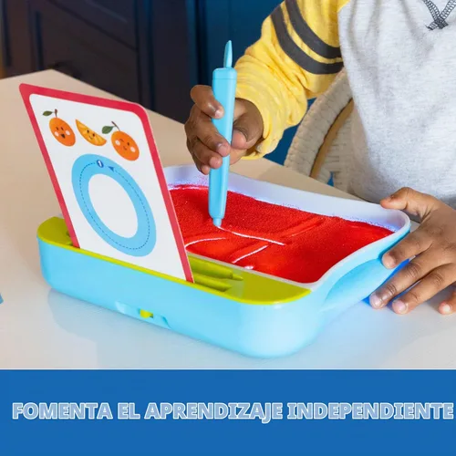 Vista 3 de Educational Insights Centro de rastreo iluminado: rastreo de letras para niños de 3 a 5 años, actividades de aprendizaje preescolar, práctica