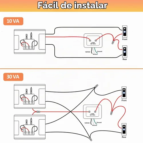 Vista 6 de Transformador de Timbre para Ring Video Doorbell, 16v 30va Transformador de Timbre Cableado Fuente de Alimentación, Compatible con Ring, Nest Hello