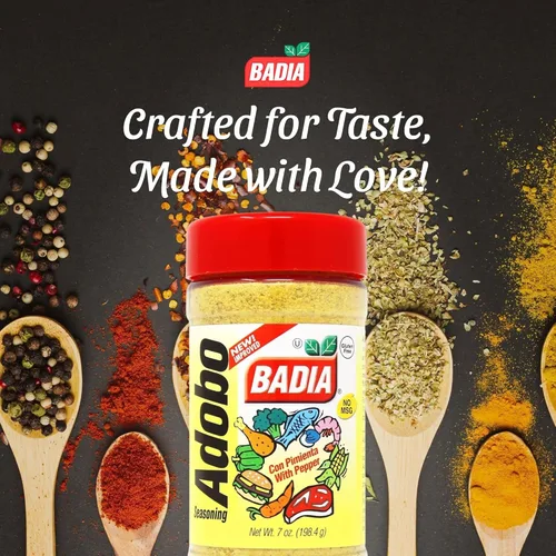 Vista 9 de Badia Adobo con pimienta, 7 onzas – Ahumado, picante y salado para carnes, pollo, mariscos y verduras