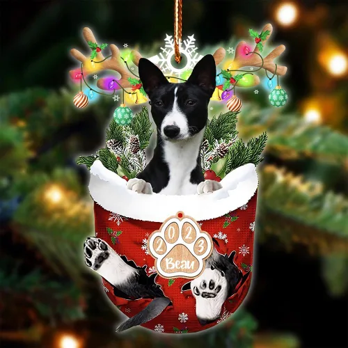 Vista 124 de NAZENTI Adorno Navideño de Bolsillo Personalizado de Affenpinscher en la Nieve, Adorno de Forma Acrílica de Perro, Adorno de Navidad 2023, Adorno
