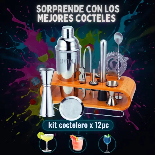 SET KIT DE COCTELERIA PREMIUM MODELO2026 de GRAVIFLY