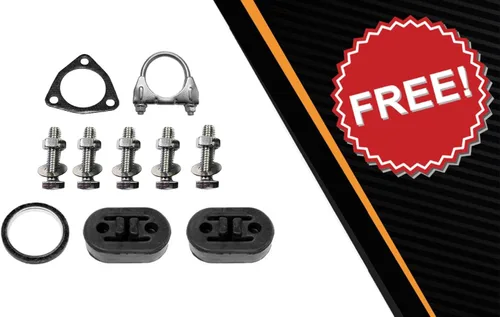 Vista 6 de Tubo resonador de escape compatible con Honda Accord 1998-2002 2.3L Sedán Acero inoxidable Northeastern Exhaust Incluye abrazaderas, juntas