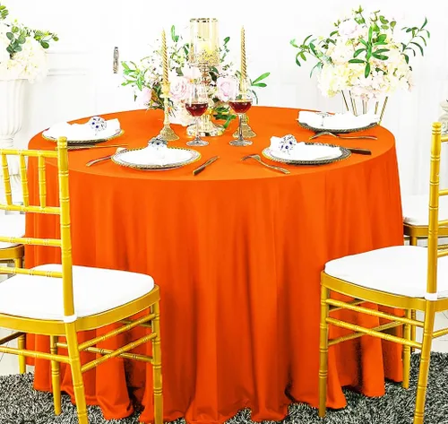 Vista 7 de 108 manteles redondos de buceo (sin arrugas), manteles para mesa, ropa de cama, restaurante, cocina, comedor, boda, fiesta, banquete, eventos