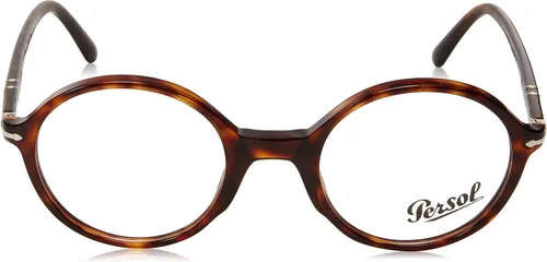 Vista 2 de Persol PO3249V - Marcos redondos para gafas graduadas, Negro (blackDemo Lens)