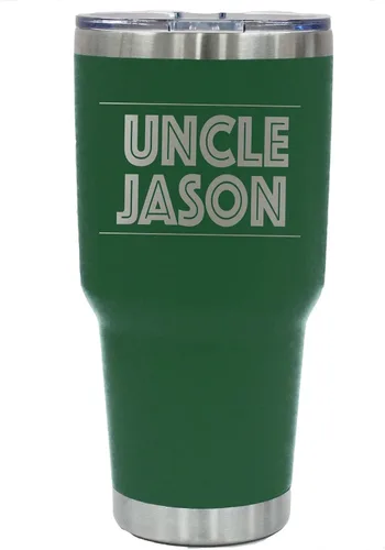 Vista 2 de The Paisley Box Vasos personalizados (verde oscuro)