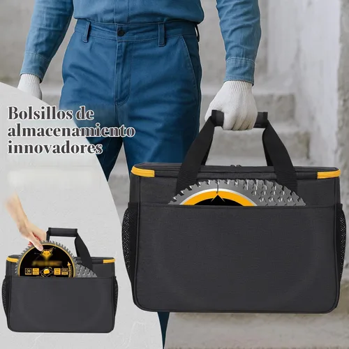 Vista 4 de Bolsa de transporte para sierra circular DEWALT 20V MAX DCS391B/DCS565B, estuche de almacenamiento para sierra circular DEWALT 20V MAX