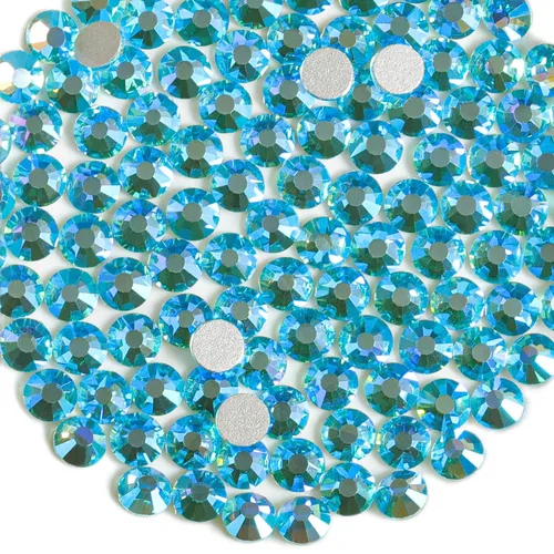 Vista 41 de Beadsland 1440 diamantes de imitación de cristal con parte trasera plana, gemas redondas, ámbar, SS3, 0.047-0.055 in