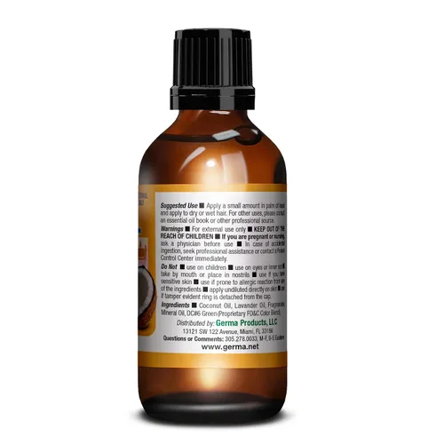 Vista 4 de Aceite De Moska Fortificado Con Aceite De Coco 2 Oz Por Germa