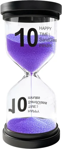 Vista 23 de Temporizador de arena de 1 minuto, reloj de arena de plástico para niños, temporizador de reloj de arena acrílico, reloj de arena pequeño de 1 Rojo