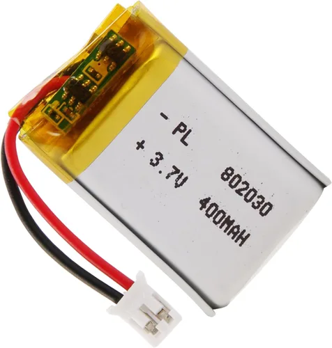 Vista 15 de Batería Lipo de 3.7V 1000mAh 102050 Batería recargable de polímero de litio con conector JST PH2.0.000 in para altavoz Bluetooth, GPS, reloj