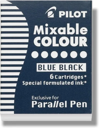 Vista 4 de PILOT Recambios de tinta Parallel de color mezclable para plumas de caligrafía, 12 colores, paquete de 12 (77312)