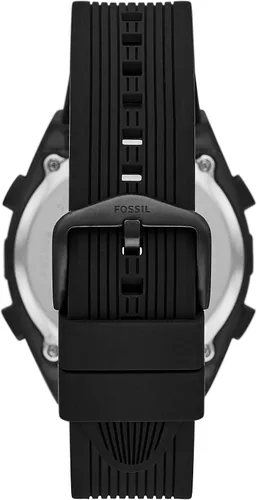 Vista 3 de Fossil Reloj digital Everett de acero inoxidable con energía solar para hombre