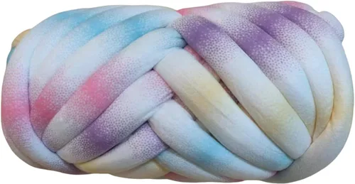 Vista 19 de Hilo de Algodón Grueso para Tejer con los Brazos Crochet Super Saver Jumbo Gigante Voluminoso Premier Hilo para Hacer Mantas para Casa de Mascotas
