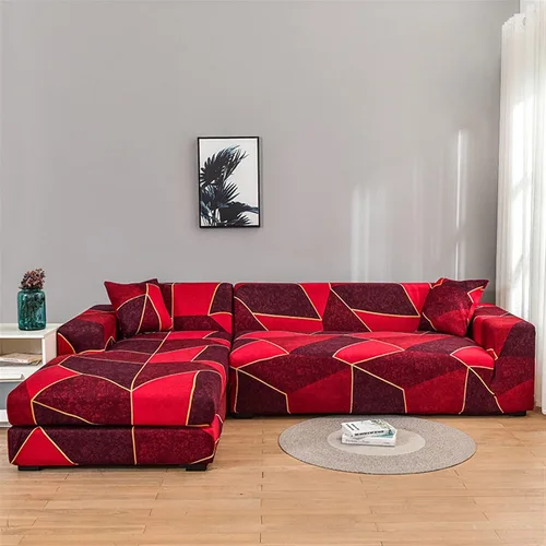 Vista 14 de MIPOPS Fundas de sofá 100% impermeables para sofás modulares en forma de L de 1, 2, 3, 4 plazas, funda elástica para sala de estar, protector de H