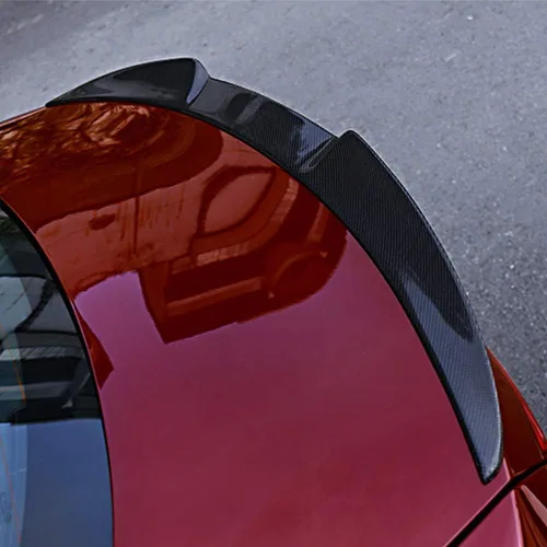 Vista 4 de YIWANG Alerón de fibra de carbono para tapa de maletero de coche para Alfa Romeo Giulia 2015 2016 2017 2018 2019