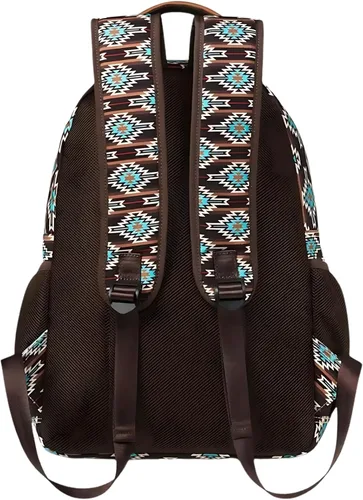 Vista 2 de ARIAT Mochila de lona unisex Southwestern, Color múltiple, Mochila