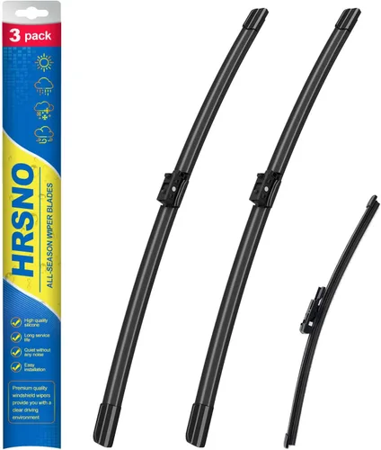 Vista 33 de Limpiaparabrisas de 15"+15" con juegos de escobillas limpiaparabrisas traseras de 13", repuesto automotriz para Jeep Wrangler 2007-2017, escobillas