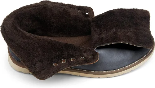 Vista 6 de Vostey Botas de senderismo para hombre, impermeables, botas chukka casuales para hombre