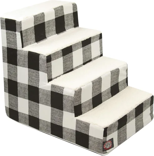 Vista 126 de Majestic Pet - Escaleras portátiles para mascotas suave escalón de espuma de sherpa escalones para perros y gatos rampa para cachorros
