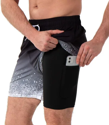 Vista 2 de Traje de baño para hombre de secado rápido para playa