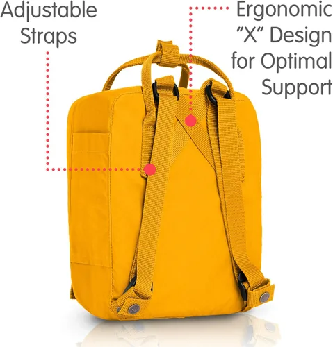 Vista 3 de Fjallraven - Mochila pequeña Kanken clásica para el día a día