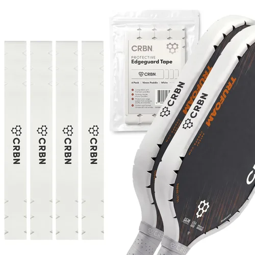 Vista 7 de CRBN Pickleball - Cinta Protectora de Borde - Cinta Protectora para Borde de Pala de Pickleball - Negra 12-14mm Paquete de 4 Cinta protectora