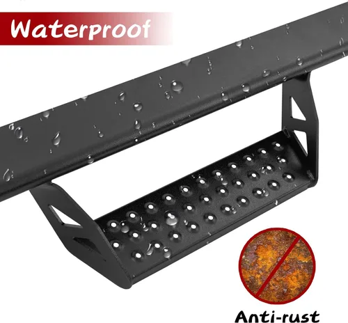 Vista 5 de Estribos laterales compatibles con Toyota 4runner 2010-2024 (sin faldones laterales)