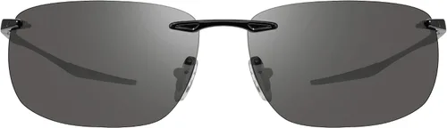 Vista 2 de Revo Gafas de sol Descend Z Filtro de lente de cristal polarizado UV marco rectangular sin montura de metal