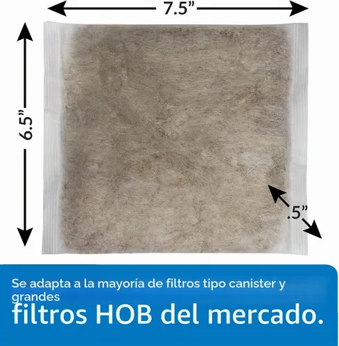 Vista 2 de API NITRA-ZORB - Bolsa de filtración para filtro de acuario, tamaño 6, 1 unidad, modelo: 110A