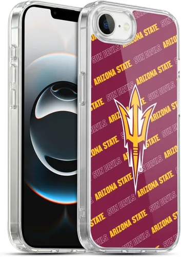 Vista 205 de Head Case Designs Funda de gel ASU Camou con licencia oficial de la Universidad Estatal de Arizona [protección de grado militar] compatible