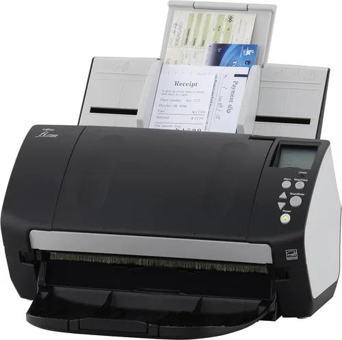 Vista 3 de Fujitsu Escáner alimentado con hojas Fi-7160 - Óptico de 600 Dpi - Color de 24 bits - Escala de grises de 8 bits - Pulgadas Usb Categoría