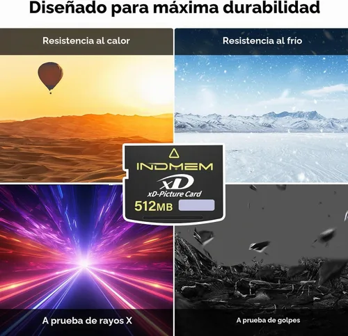 Vista 5 de Tarjeta xD-Picture de 512 MB compatible con cámaras digitales Olympus