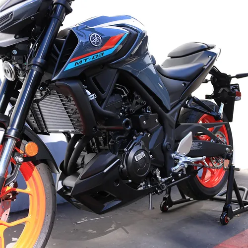 Vista 3 de DMP USA MADE Yam MT-03 MT 03 MT03 2016 2017 2018 2019 2020 2021 2022 2023 2024 2025 2026 sin cortar marco deslizante negro - 750-6149