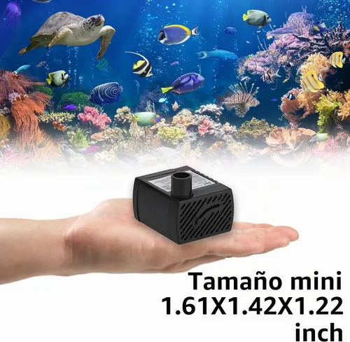 Vista 8 de BARST Mini bomba de agua sumergible de 40 GPH con cable de alimentación